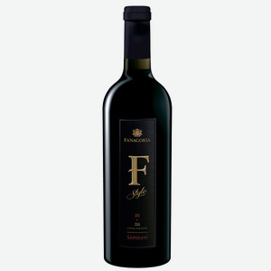Вино Фанагория Ф-СТИЛЬ Саперави згу российское красное сухое 13% 0,75л