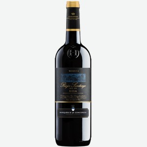 Вино Rioja Santiago Reserva 0.75л.