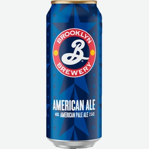 Светлое пиво Brooklyn American Ale 0.45л.