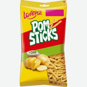 Чипсы картофельные Pomsticks соломкой со вкусом Сметаны и специй, 100 г