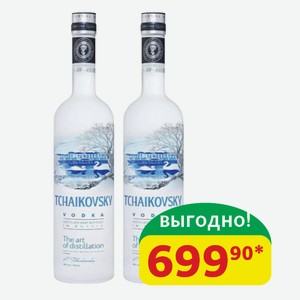 Водка Чайковский 40%, 0,5 л
