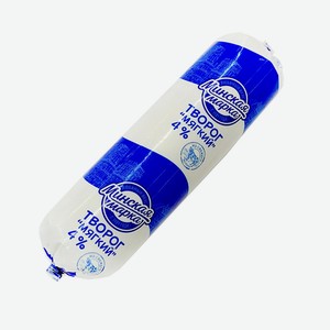 Творог мягкий 4,0% туба ТМ Минская марка 400г