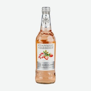 МИСТЕР ТРИ медовуха Клубника-Барбарис 5,9% 0,5л с/б