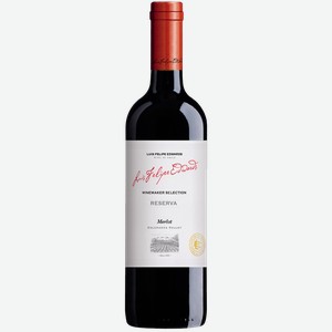 Вино Luis Felipe Edwards Reserva Merlot Colchagua Valley DO 14% 0.75 л.