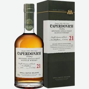 Виски Caperdonich Speyside Single Malt Scotch Whisky 21 y.o. (gift box) 48% 0.7 л.