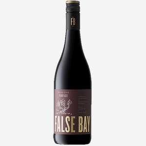 Вино False Bay Bush Vine Pinotage Coastal Region WO Waterkloof 14% 0.75 л.