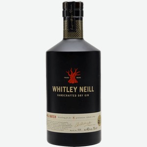 Джин Whitley Neill London Dry Gin 43% 0.7 л.
