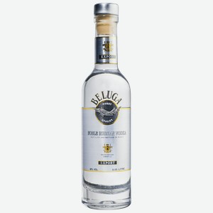 Водка Vodka Beluga Noble Export Mariinsk Distillery 40% 0.05 л.