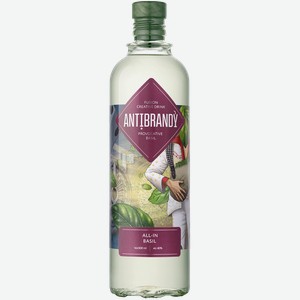 Спиртной напиток Antibrandy All-In Basil 40% 0.5 л.