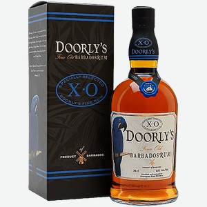 Ром Doorly s XO (gift box) 43%  0.7 л.