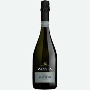 Игристое вино и шампанское Zonin Gran Cuvee Prosecco DOC Brut 11% 0.75 л.