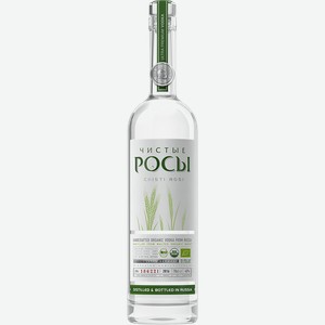 Водка Vodka Chisti Rosi 40% 0.05 л.