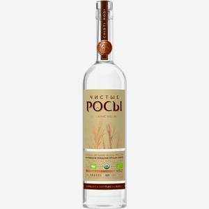 Водка Vodka Chisti Rosi Barley Grain 40% 0.7 л.