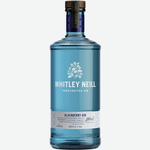 Джин Whitley Neill Blackberry Handcrafted Dry Gin 43% 0.7 л.