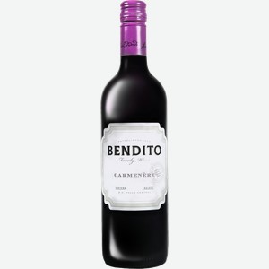 Вино Bendito Carmenere Central Valley DO Luis Felipe Edwards 13%  0.75 л.