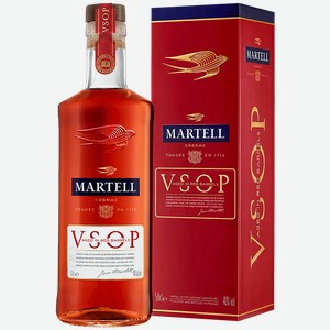 Коньяк Martell VSOP Aged in Red Barrels (gift box) 40% 0.5 л.