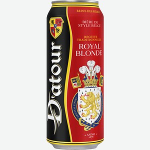 Светлое пиво D`atour Royal Blonde 0.5л