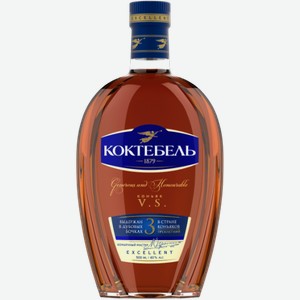 Коньяк Коктебель 3 Звезды 0.5л
