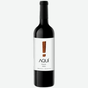 Вино Aqui Syrah 0.75л