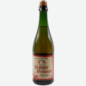 Сидр La Bolee Bretonne брют 0.75л