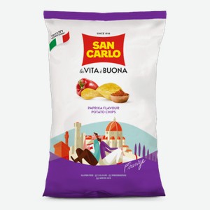 Чипсы картофельные "San Carlo" со вкусом паприки