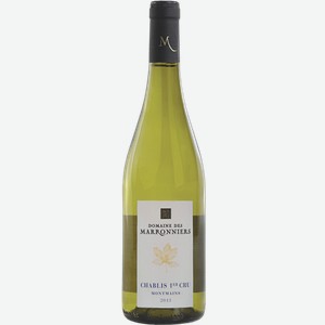 Вино Domaine De Marronniers Chablis Premier Cru Montmains 0.75л