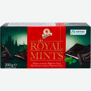 Шоколад Halloren Royal Mints с мятной начинкой