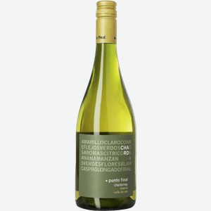 Вино Punto Final Chardonnay Reserva 0.75л