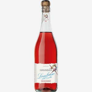 Игристое вино GHIANDAIA LAMBRUSCO EMILIA IGT ROSATO AMABILE 0.75л