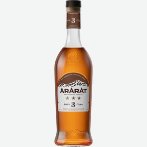 Коньяк Арарат, 3 летней выдержки 0.5л