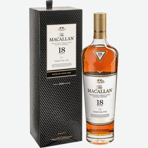 Виски The Macallan Sherry Oak 18 Years Old 0.7л