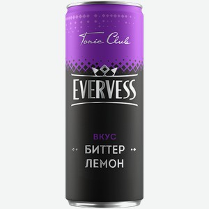 Вода Evervess Биттер лемон 0.33л