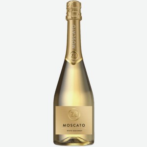 Игристое вино ZB Wine Moscato белое полусладкое 0.75л