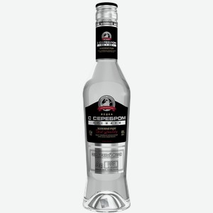 Водка С Серебром Премиум Черная Этикетка 0.5л