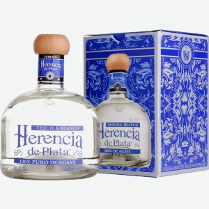 Текила Herencia de Plata Silver 0.7л