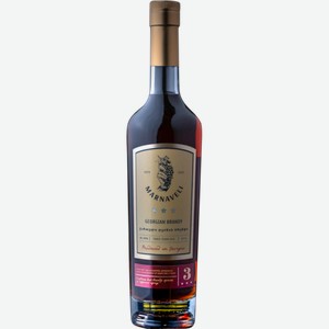 Коньяк Грузинский трёхлетний 0.5л