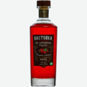 Настойка сладкая Старый Лекарь Клюква 0.5л