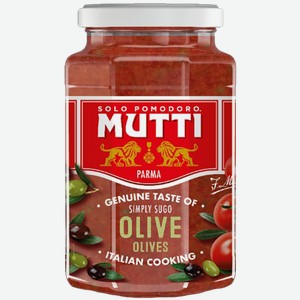 Соусы Соус Mutti томатный с оливками, с/б