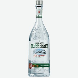 Водка Зимняя деревенька кедровая на солодовом спирте 0.5л