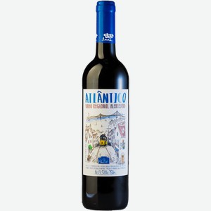 Вино Atlantico красное полусухое 0.75л