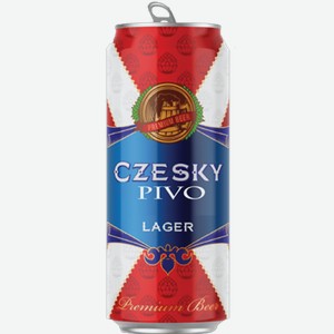 Светлое пиво Czesky Pivo 0.5л