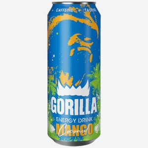 Энергетики Энергитический напиток Gorilla Mango Coconut 0.45л