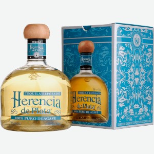 Текила Herencia de Plata Reposado 0.7л