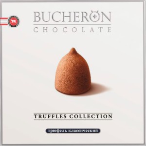 BUCHERON Конфеты Трюфель классический в картоне 225г/6шт