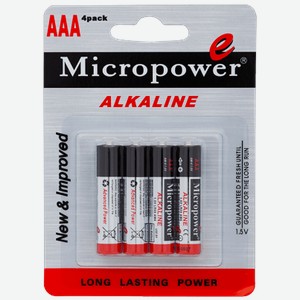 Батарейки Microcell ААА 4шт