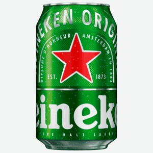Светлое пиво Heineken 0.33л