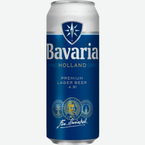 Светлое пиво Пиво Bavaria Premium 0.45л