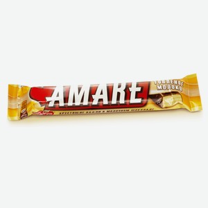 Конф. ваф. AMARE со вкусом топл. молока в мол.ш-де, 45г