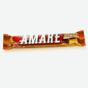 Конф. ваф. AMARE со вкусом варёной сгущёнки в мол.ш-де, 45г