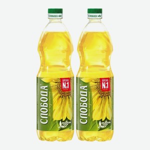 Масло подсолнечное Слобода раф в/с 0,8л